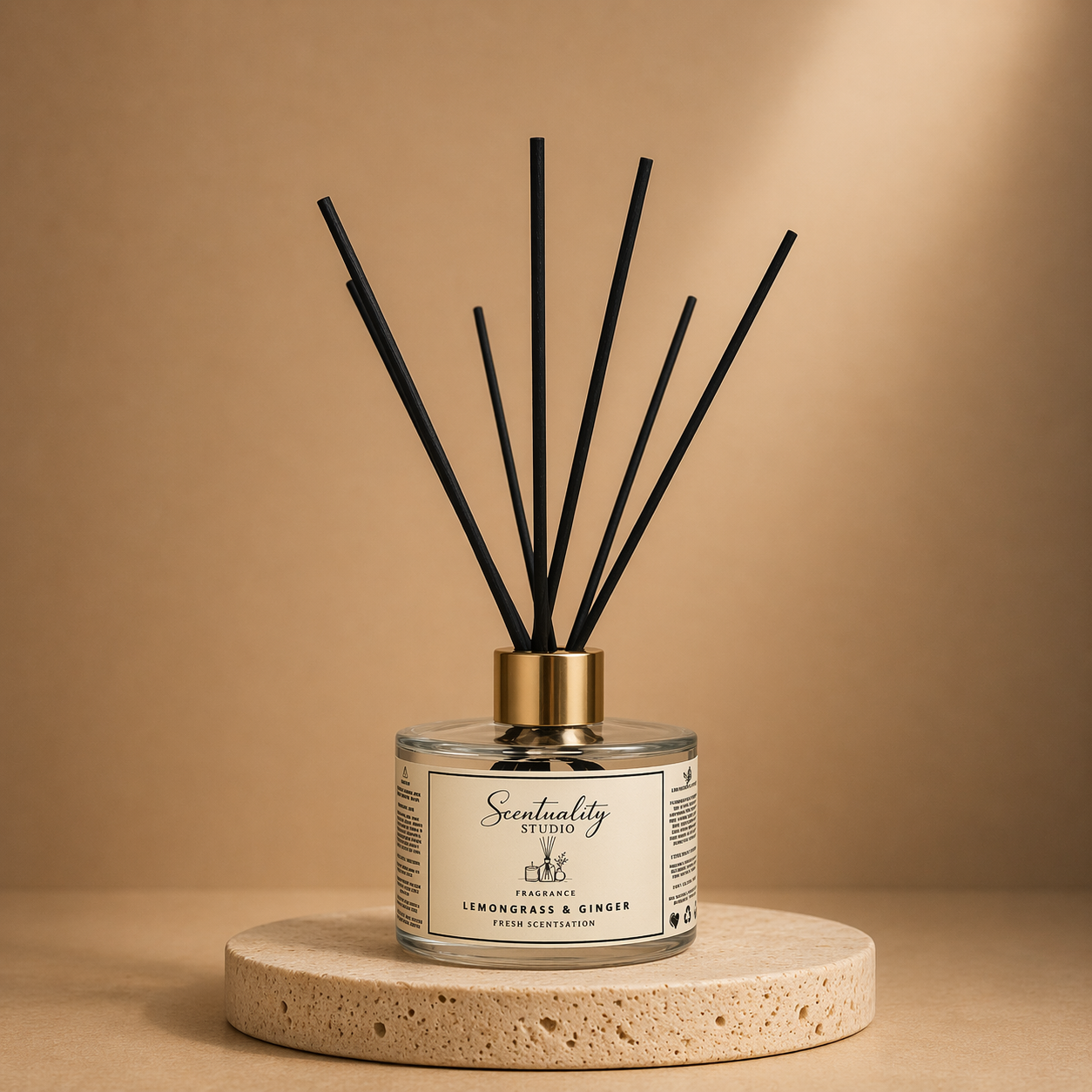 Lemongrass & Ginger | Reed Diffuser – Scentuality Studio