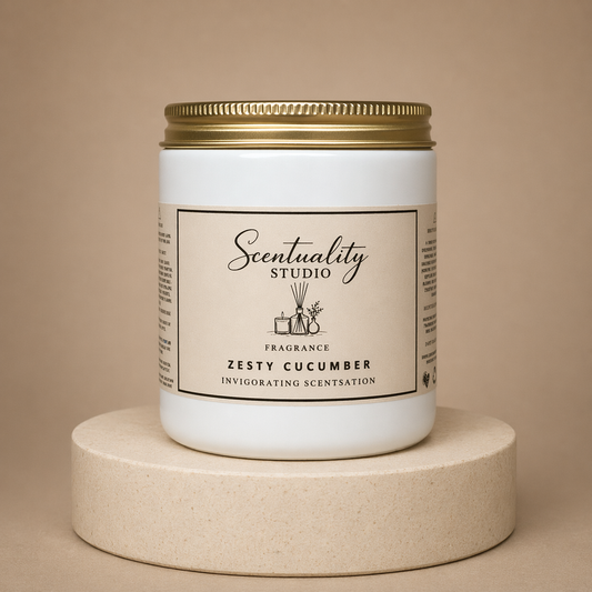 Zesty Cucumber | 100% Soy Wax Candle